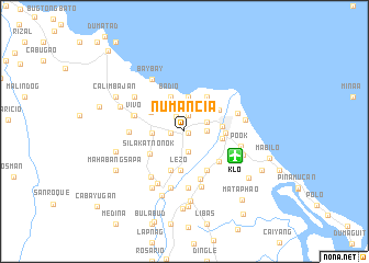 map of Numancia