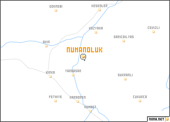 map of Numanoluk