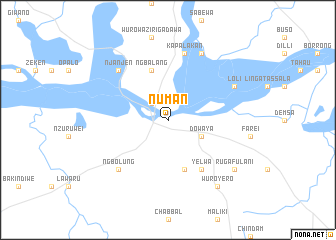 map of Numan