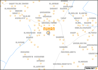 map of Nu‘mān