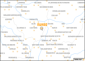 map of Numão