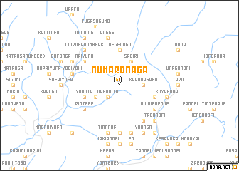 map of Numaronaga