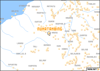 map of Numatambing