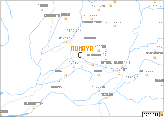 map of Numayr