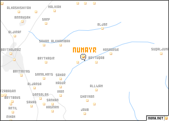 map of Numayr