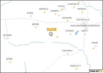 map of Numa