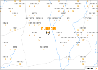 map of Numbari