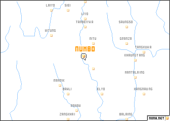 map of Numbo