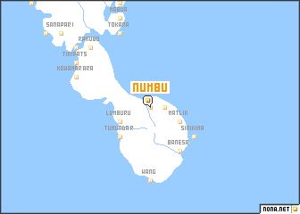map of Numbu