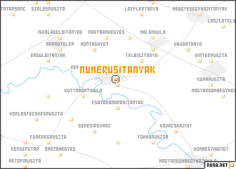 map of Numerusitanyák