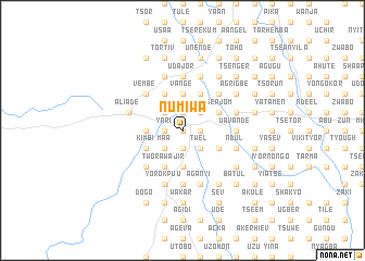 map of Numiwa