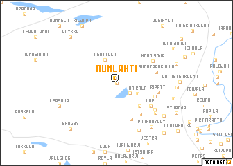 map of Numlahti