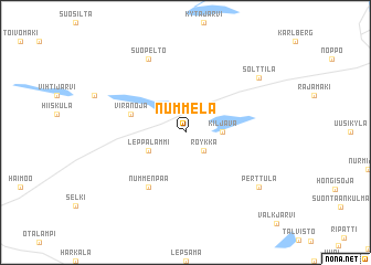 map of Nummela
