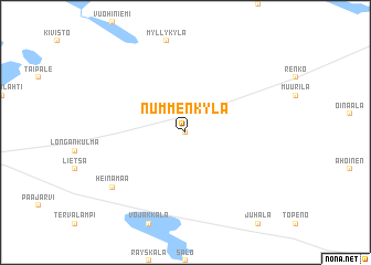 map of Nummenkylä