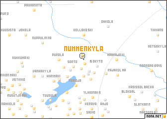 map of Nummenkylä