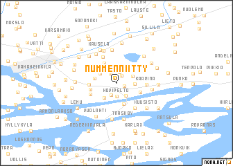 map of Nummenniitty