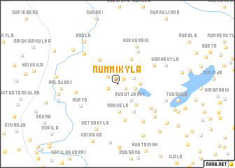 map of Nummikylä