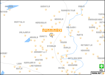 map of Nummimäki