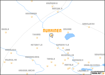 map of Numminen