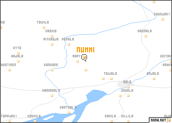 map of Nummi