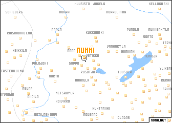 map of Nummi