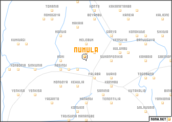 map of Numula