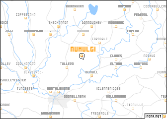 map of Numulgi