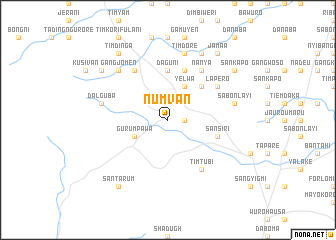 map of Numvan