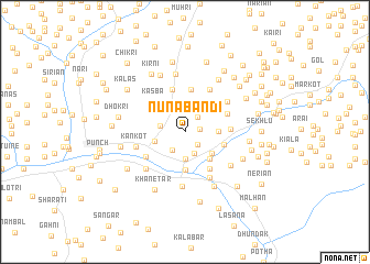 map of Nuna Bandi