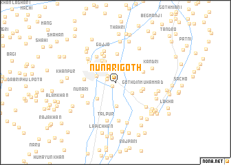 map of Nūnāri Goth