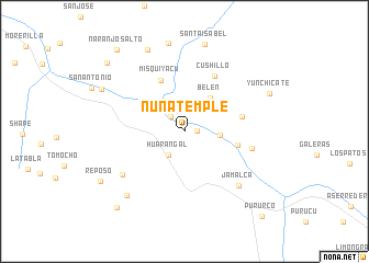 map of Nuñatemple