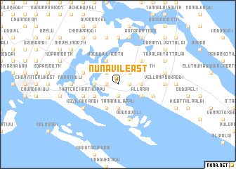 map of Nunavil East