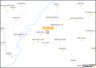 map of Nunda