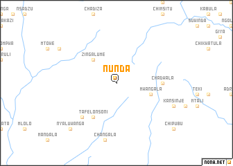 map of Nunda