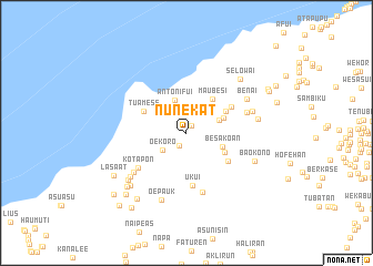 map of Nunekat