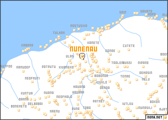 map of Nunenau