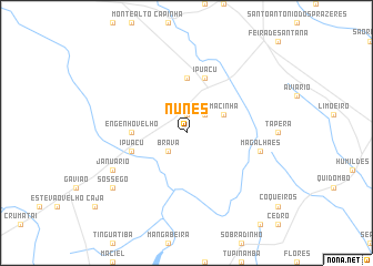 map of Nunes