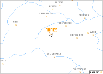 map of Nunes