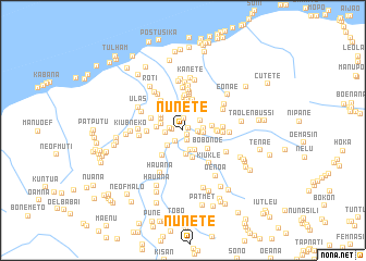 map of Nunete