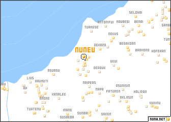 map of Nuneu