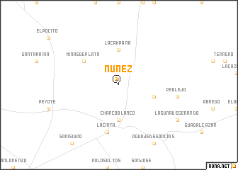 map of Núñez