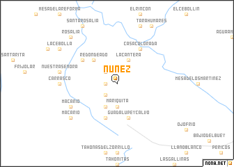 map of Núñez