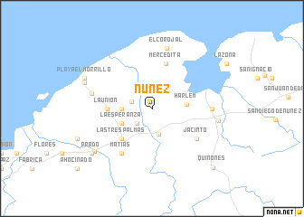 map of Núñez