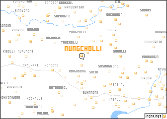 map of Nŭngch\