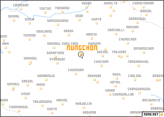 map of Nŭngch\