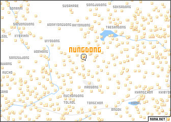 map of Nŭng-dong