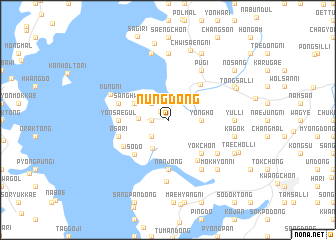 map of Nŭng-dong