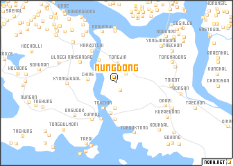 map of Nŭng-dong