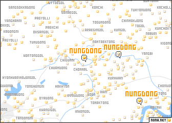 map of Nŭng-dong