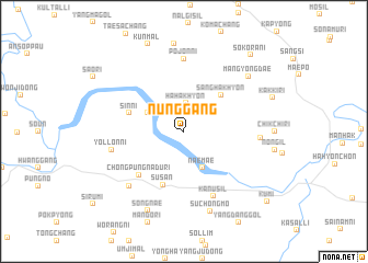 map of Nŭnggang